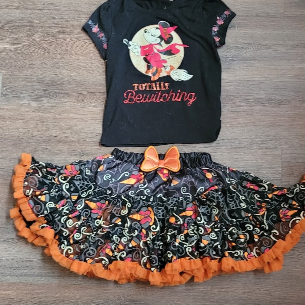 Halloween Witch Outfit with Skirt and Top